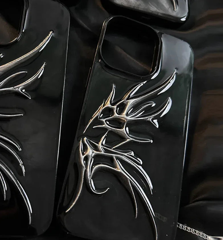 Blooming Three-dimensional Wings iPhone Case - Viexta