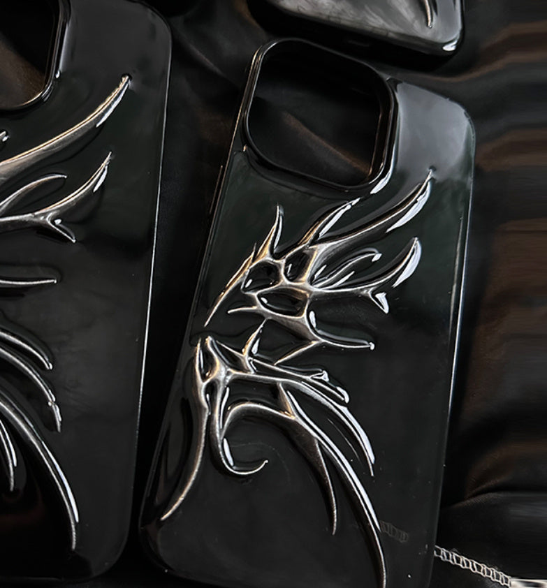 Blooming Three-dimensional Wings iPhone Case