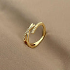 Double Layer Zircon Ring - Viexta