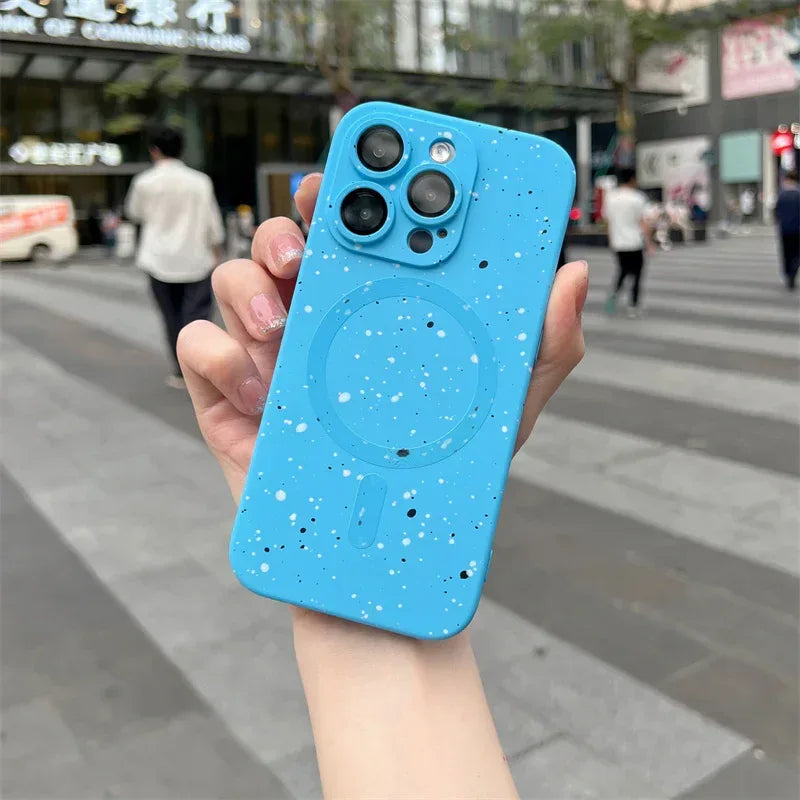 Magnetic Suction Frosted Anti-fingerprint iPhone Case - Viexta