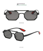 Fashion Metal Sun-resistant Sunglasses - Viexta