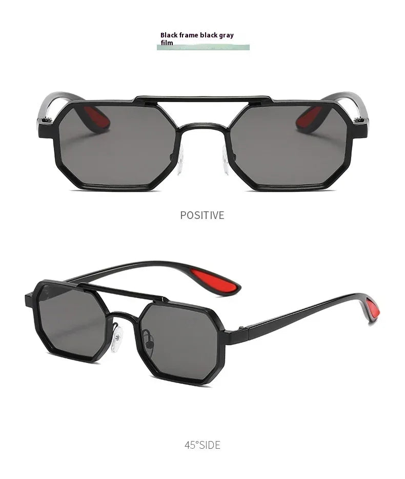 Fashion Metal Sun-resistant Sunglasses - Viexta