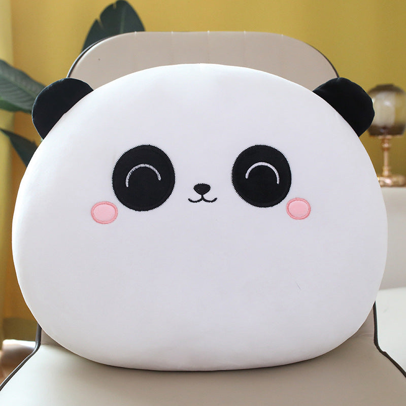 Giant Panda Round Roll Pillow Plush Toy