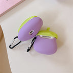 Cute Eyes Eggplant Earphone Case