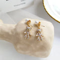 Silver Bear Stud Earrings - Viexta