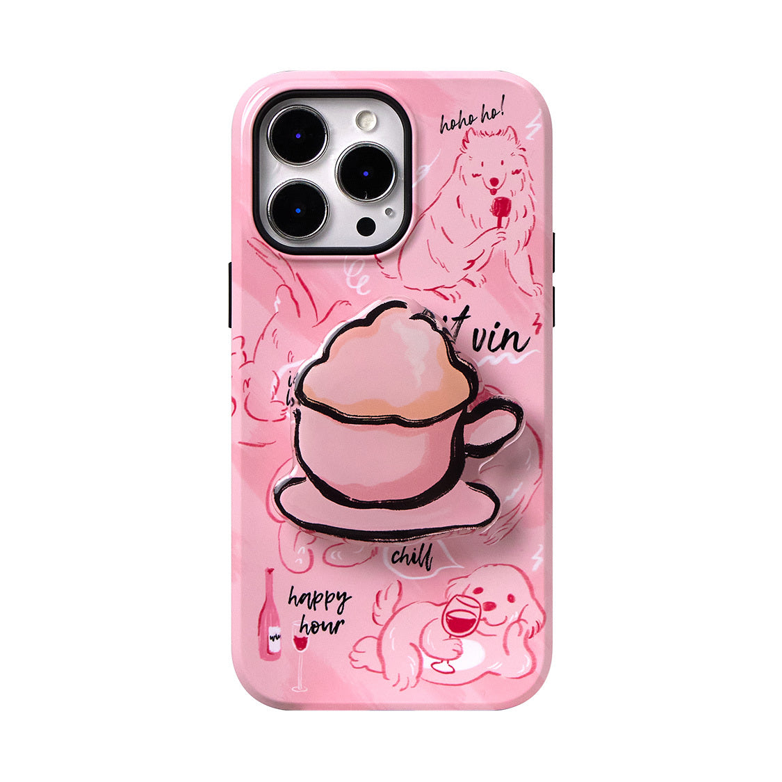 Fashion Cute Cat Print iPhone Case