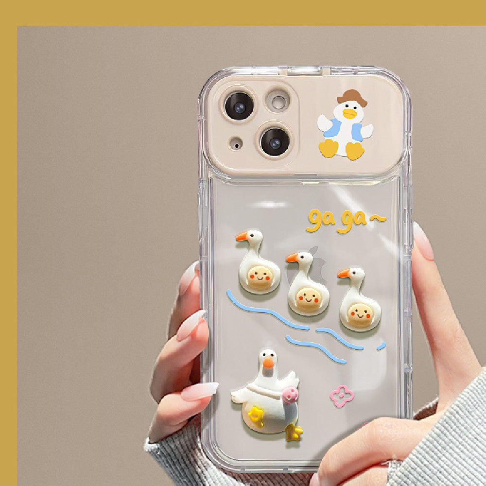 Duck Flip Mirror iPhone Case