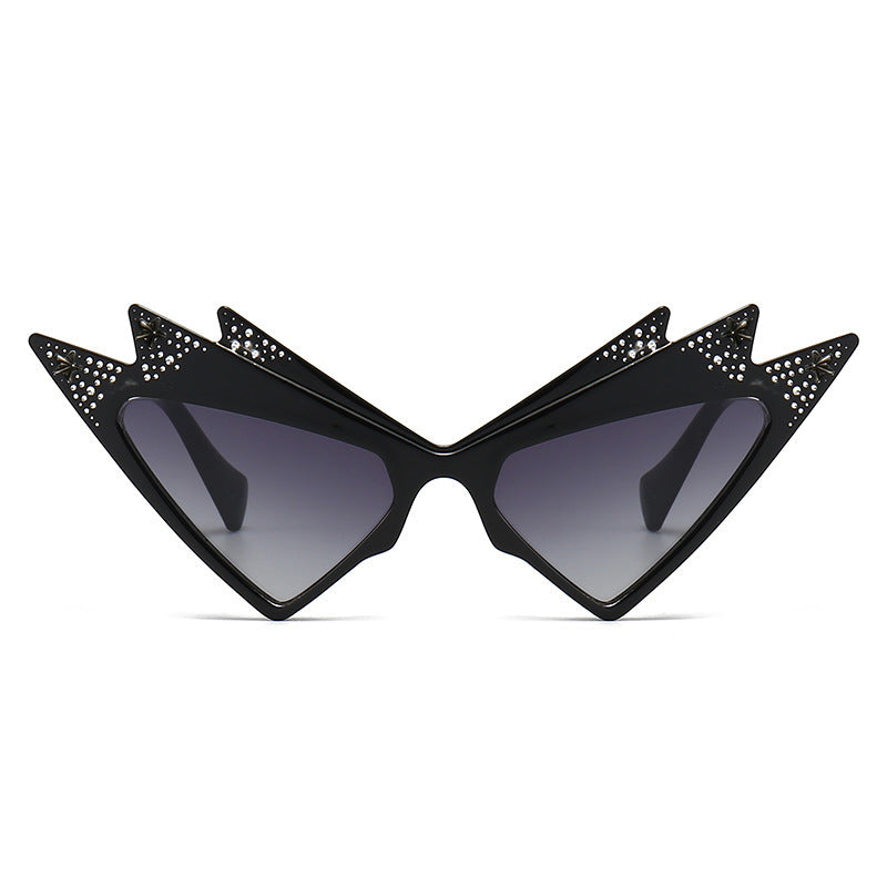 Diamond Shaped Ball Butterfly Sunglasses