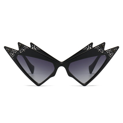 Diamond Shaped Ball Butterfly Sunglasses