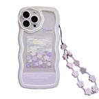 Purple Oil Painting Flower iPhone Case - Viexta