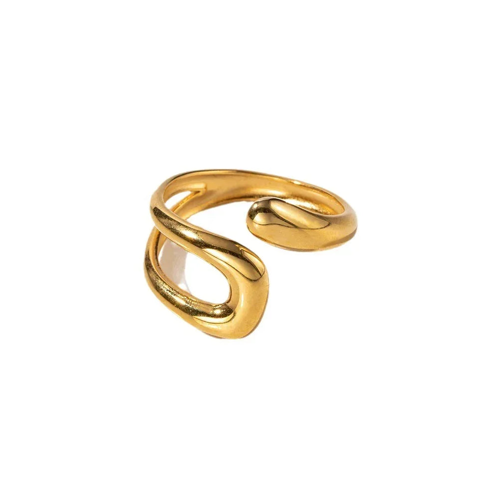 Hollow Irregular Ring - Viexta