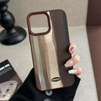 Mid-century iPhone Case Leather Finish