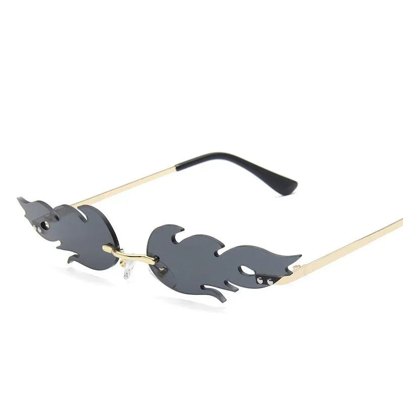 personalized-trend-flame-shaped-sunglasses - Viexta