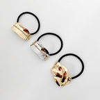 Hair Rope Geometric Ellipse Glossy High-elastic Rubber Band