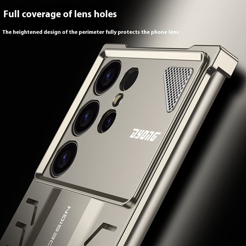 Automatic Fastener Aluminum Alloy Samsung Phone Case