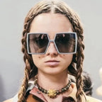 New Large Square Frame Sunglass - Viexta