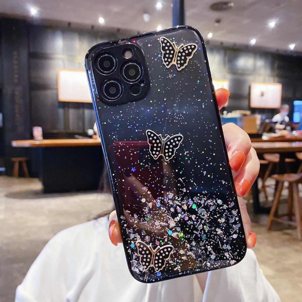 Butterfly All Inclusive Epoxy iPhone Case - Viexta