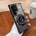 Glitter Magnetic Bracket Samsung Phone Case - Viexta