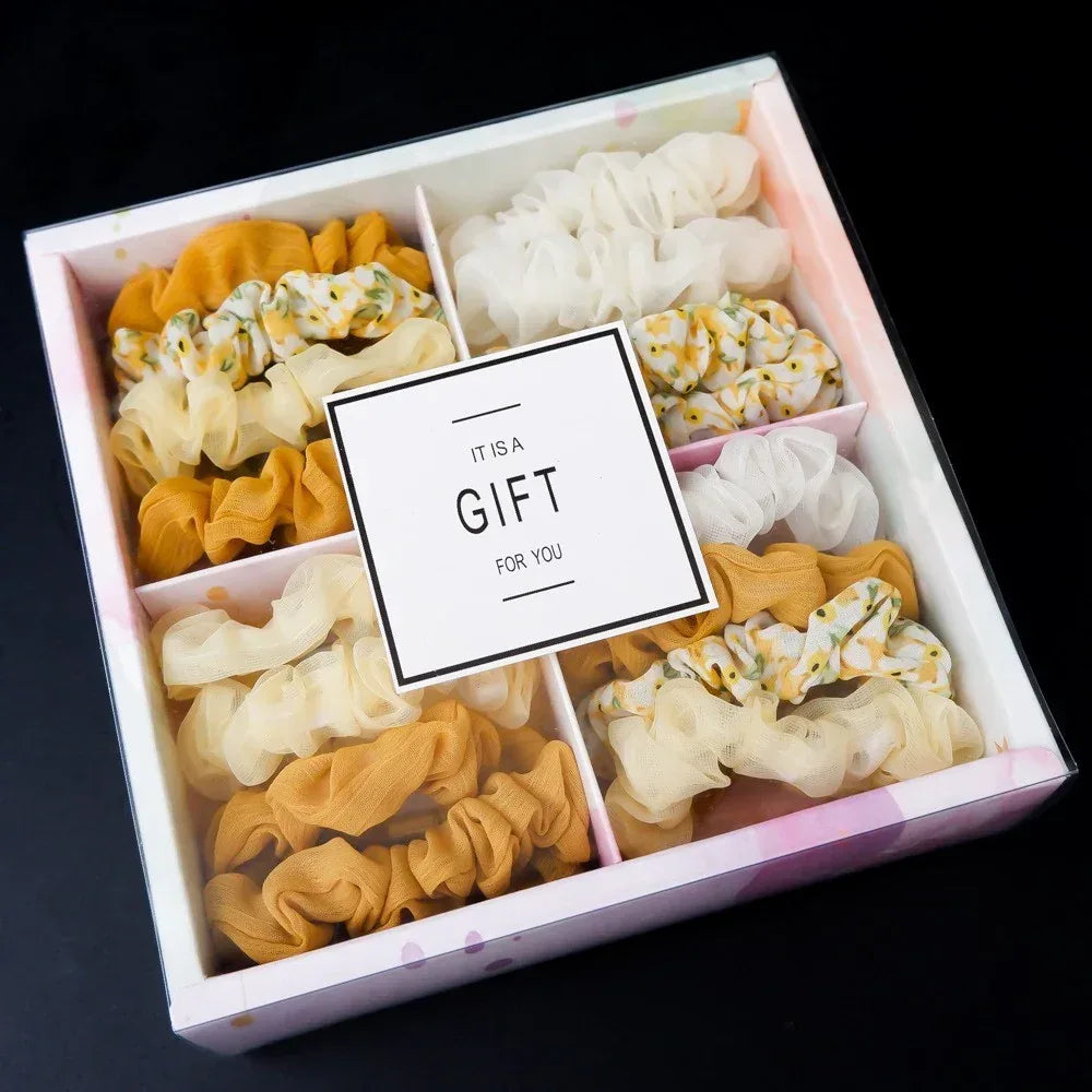 Large Hair Scrunchies Gift Hamper - Viexta