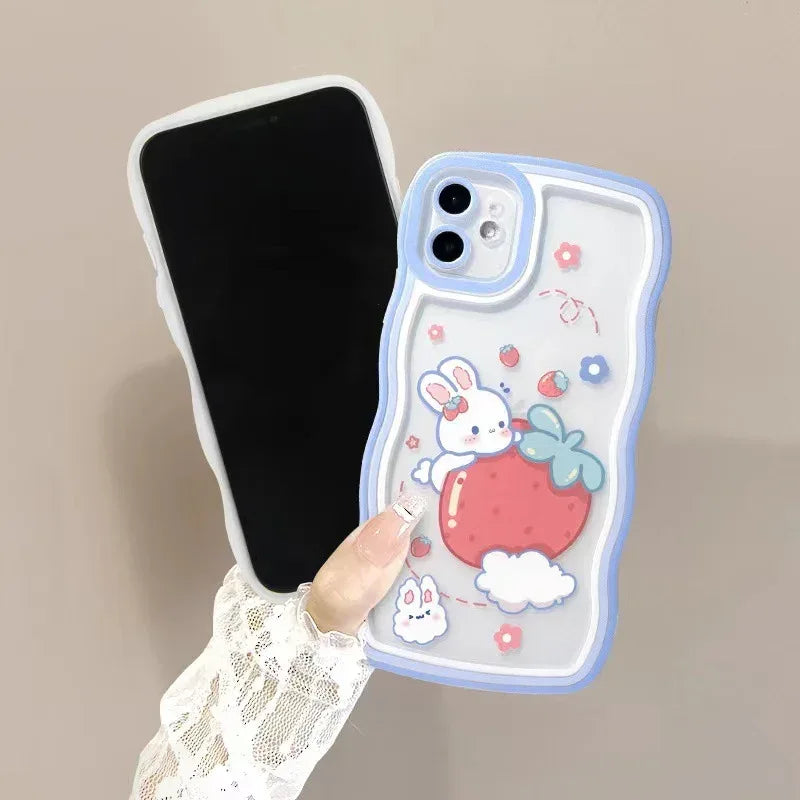New Strawberry Rabbit Protector iPhone case - Viexta