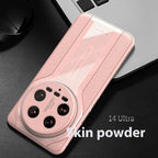 Leather Pattern Baked Porcelain Cover for Xiaomi 14Ultra - Viexta