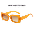 Retro Square Small-Frame Cross-Border Personalized Sunglasses