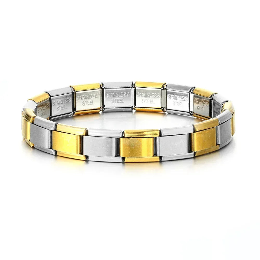 titanium-steel-vacuum-real-gold-ip-plating-watch-band-chain - Viexta