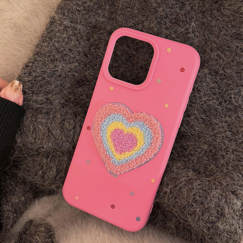 Colorful Heart Bracelet Soft Silicone iPhone Case - Viexta