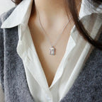 Dainty Square Neckpiece - Viexta