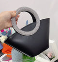 Diamond Round Handle Portable Bag - Viexta