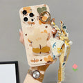 Autumn Leaves With Bow Silk Scarf Charms Phone Cases for IPhone - Viexta