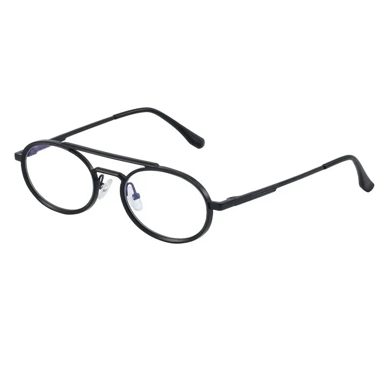 Retro-style Oval-frame Steampunk Sunglasses - Viexta