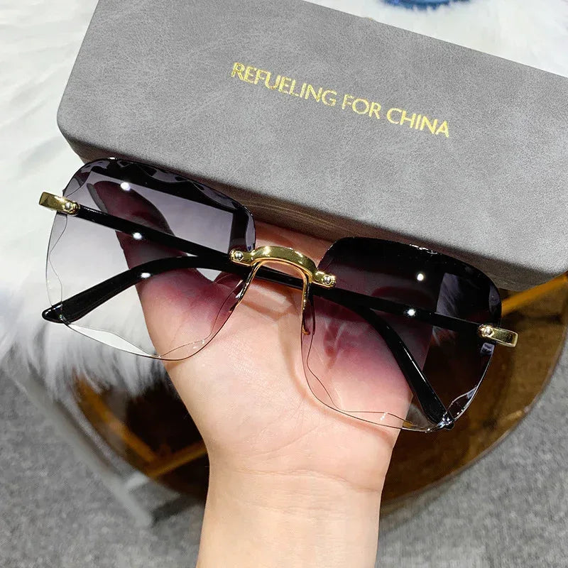 frameless-trimming-internet-famous-sunglasses - Viexta