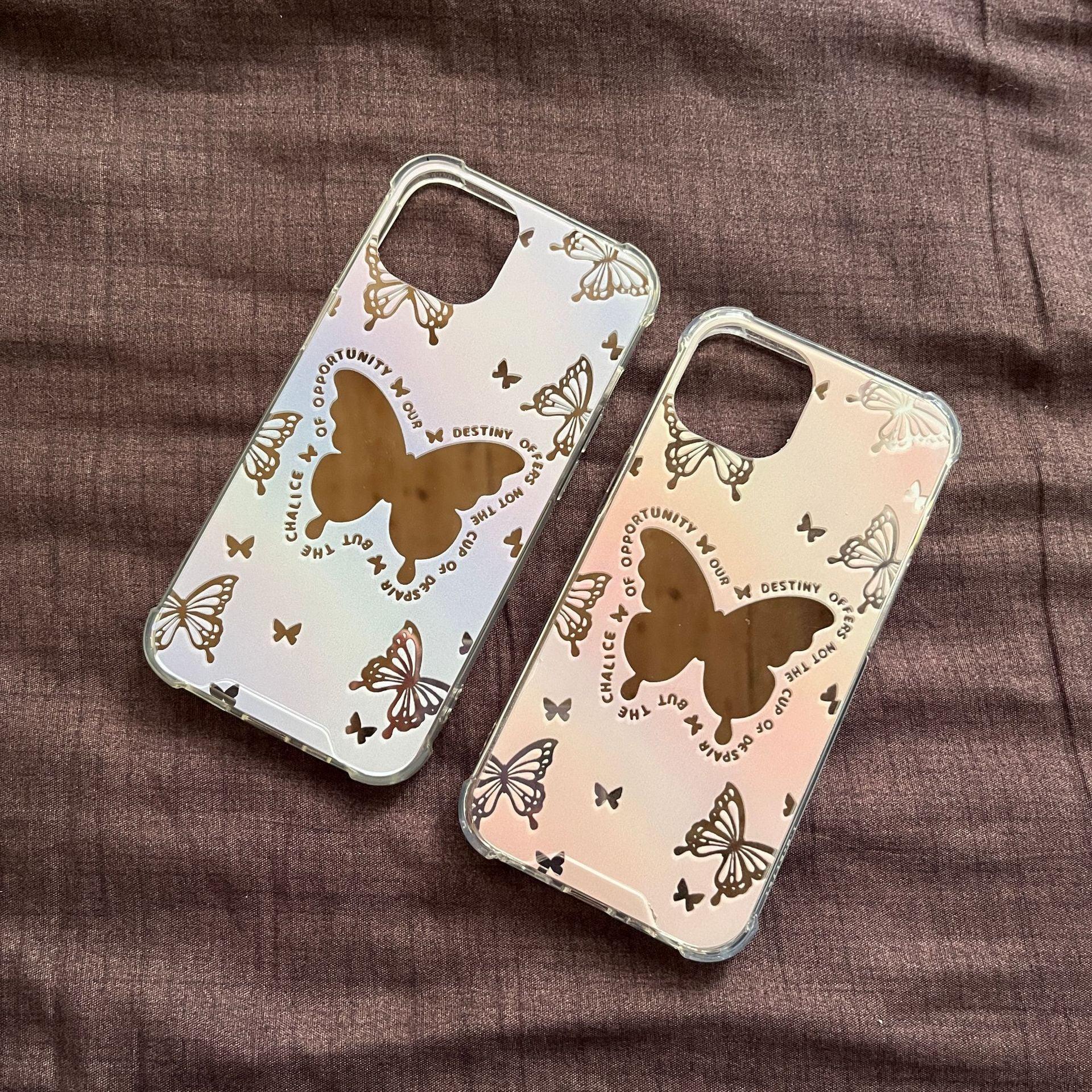 colorized-butterfly-mirror-iphone-case - Viexta