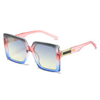 Square-shaped Gradient Oversized Sunglasses