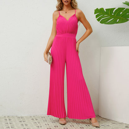 Pleated Jumpsuit