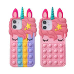 Cartoon Bubble Eyelashes Animal Multi-model Silicone iPhone Case - Viexta