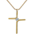 cross-pendant-titanium-steel-plating-necklace - Viexta