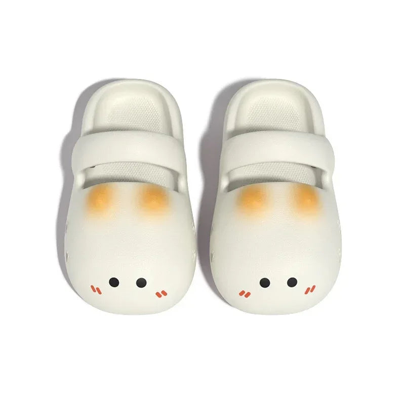 Cartoon Cat Hole Shoes Crocs - Viexta