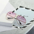 Women's Fashion Lens Sunglasses Gradient Color - Viexta