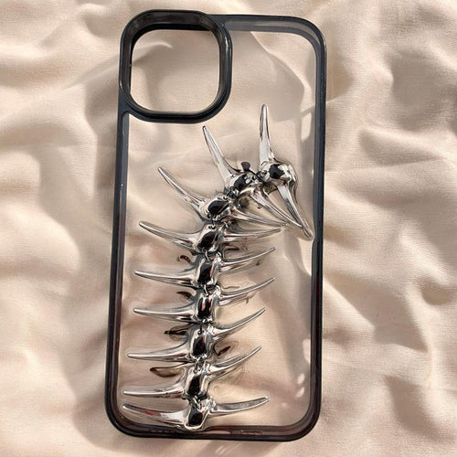 Blooming Metal Fishbone iPhone Case - Viexta
