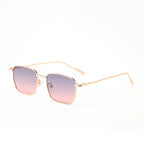 Square Small Frame Color Gradient Sunglass