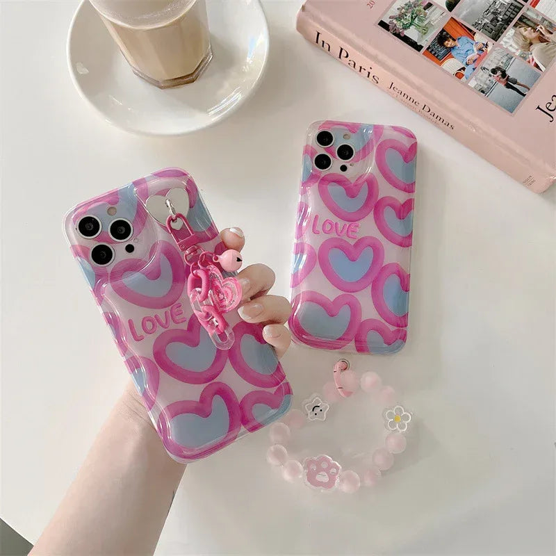 Love Pendant Bracelet Phone Case - Viexta