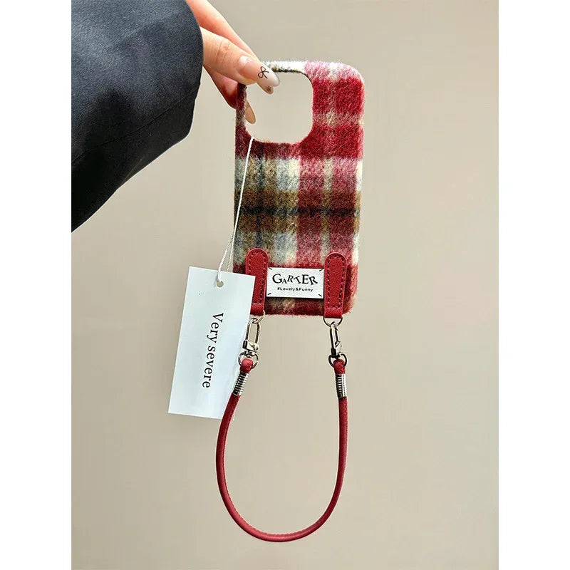 Flannel Contrast Color iPhone Case - Viexta