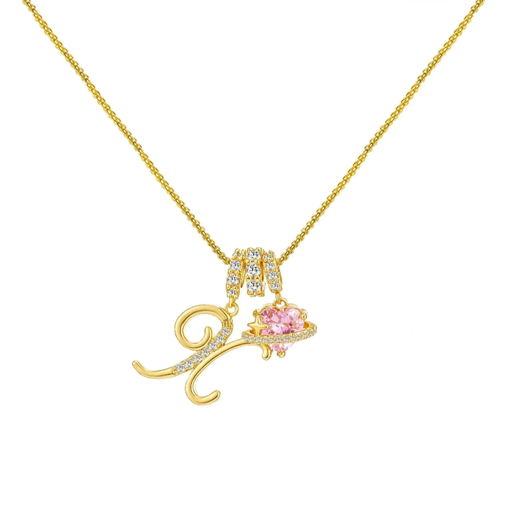 Dopamine 26 English Letter Necklace - Viexta