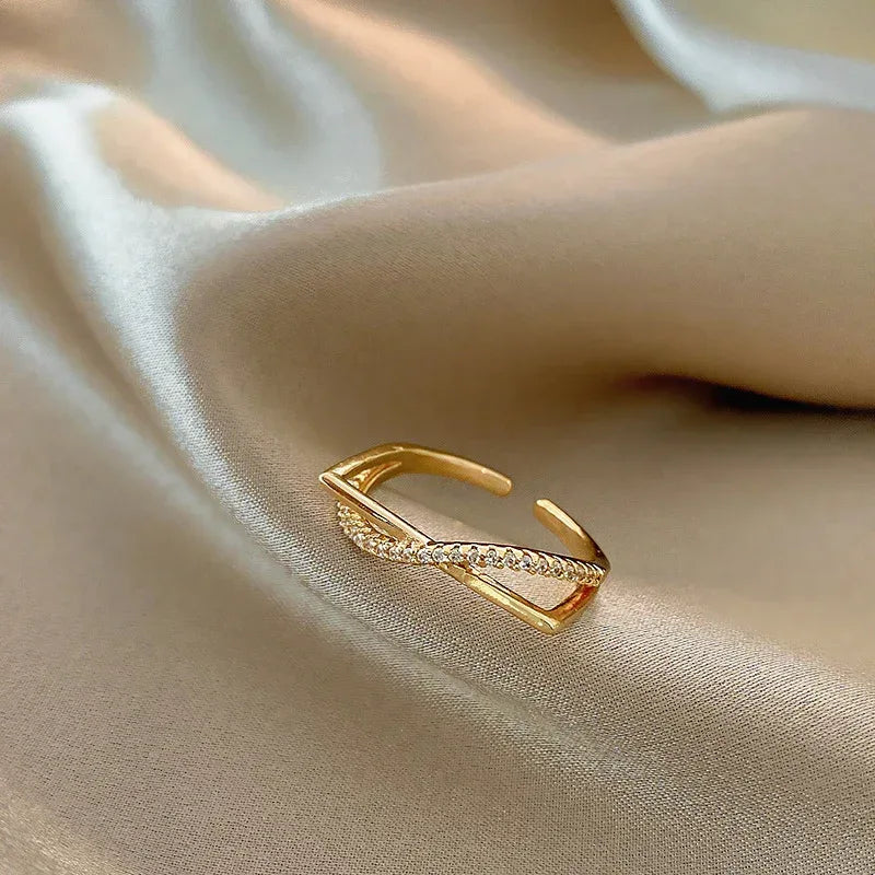 Double Layer Zircon Ring - Viexta