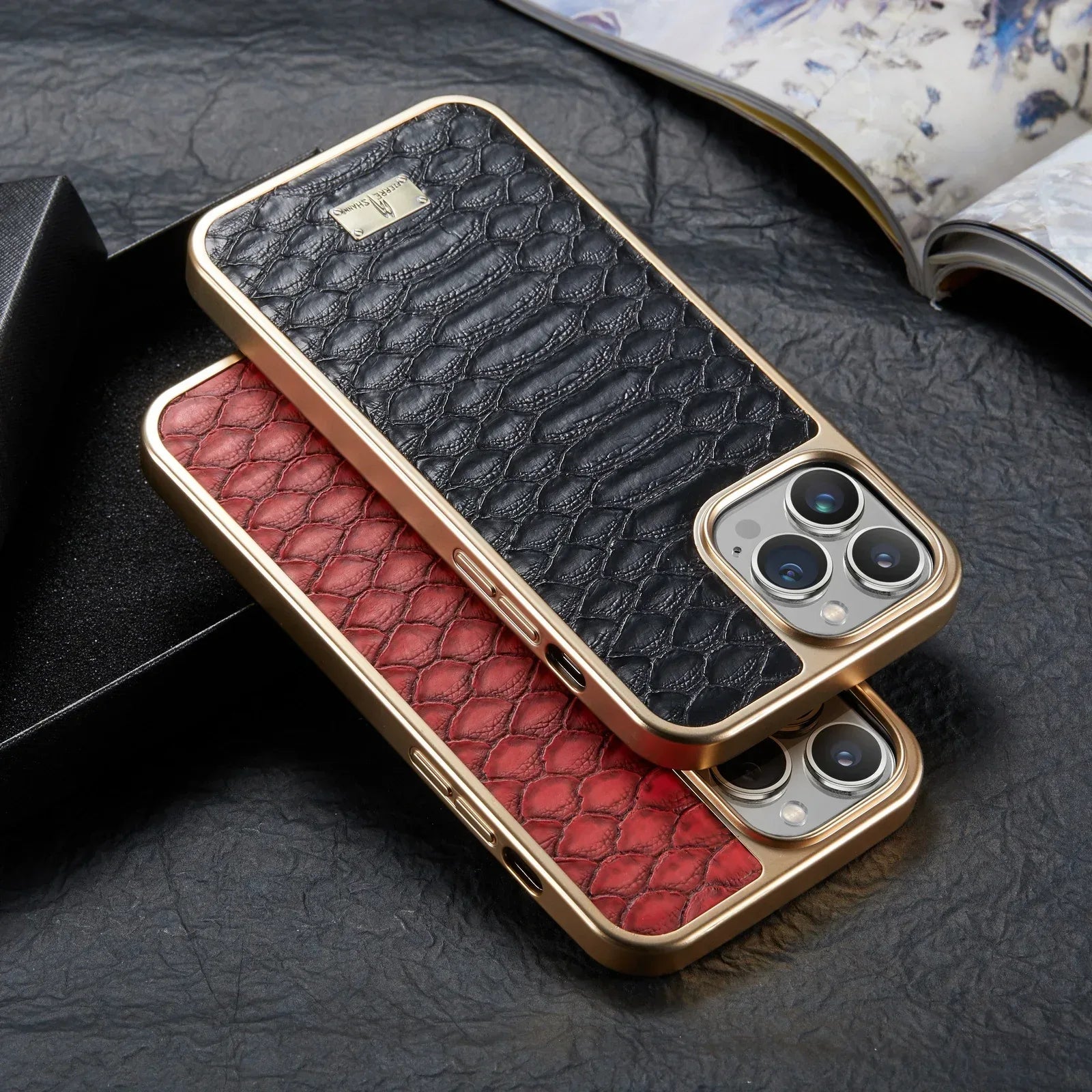 Python Pattern Business Electroplating iPhone Case - Viexta