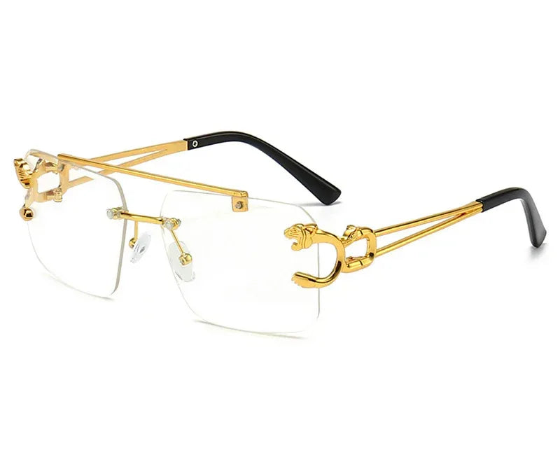 Trendy Double Beam Trimmed Sunglasses - Viexta