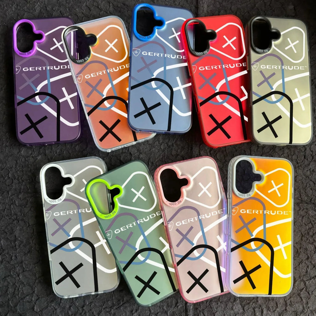 Color Silver Pattern Silicone iPhone Case - Viexta