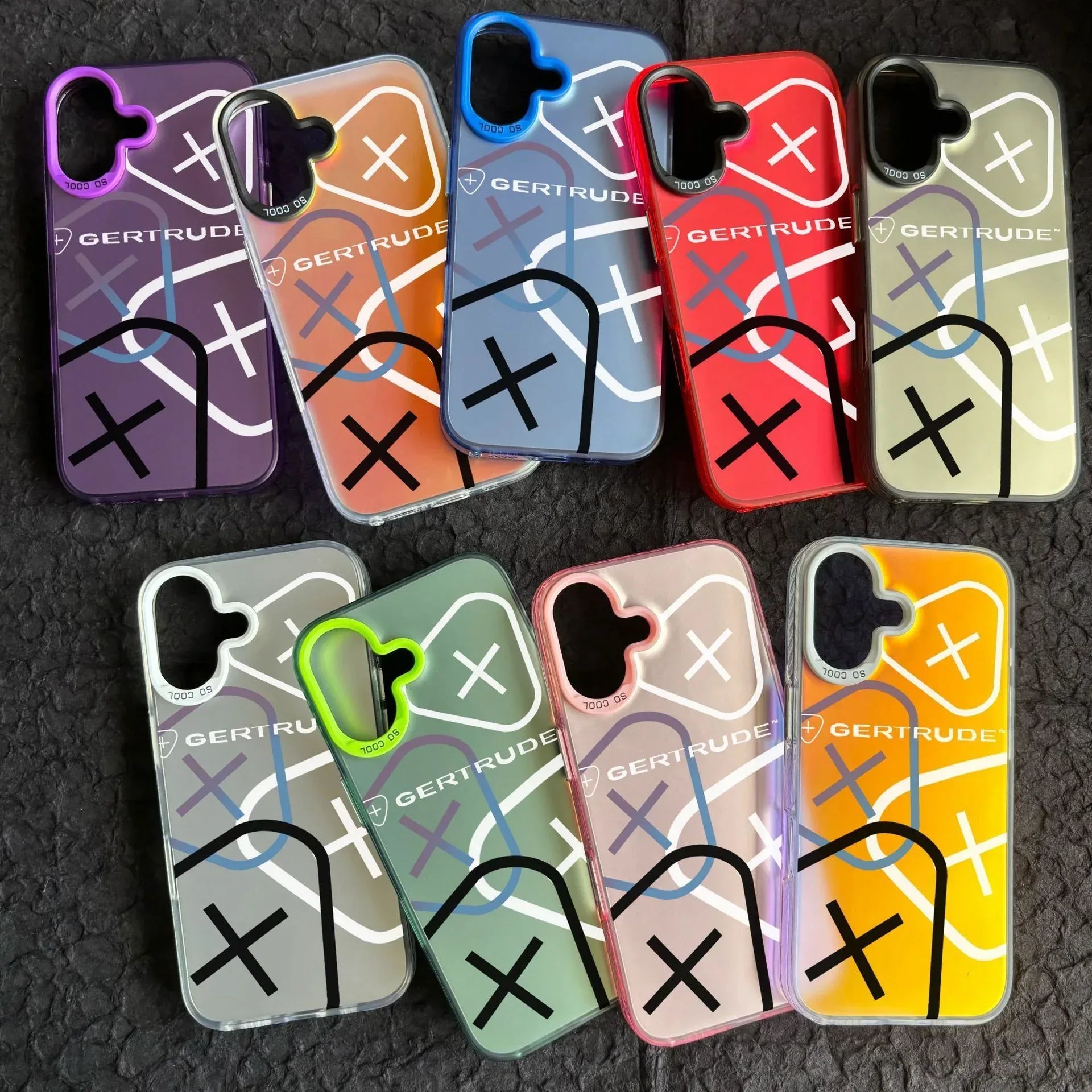 Color Silver Pattern Silicone iPhone Case - Viexta